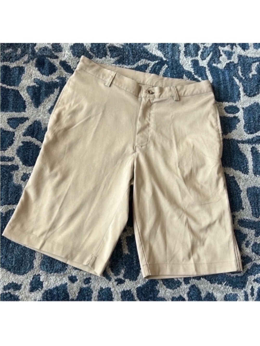 Ping Men’s Sensor Cool Nylon Golf Shorts Sz 30 Khaki Tan Pockets